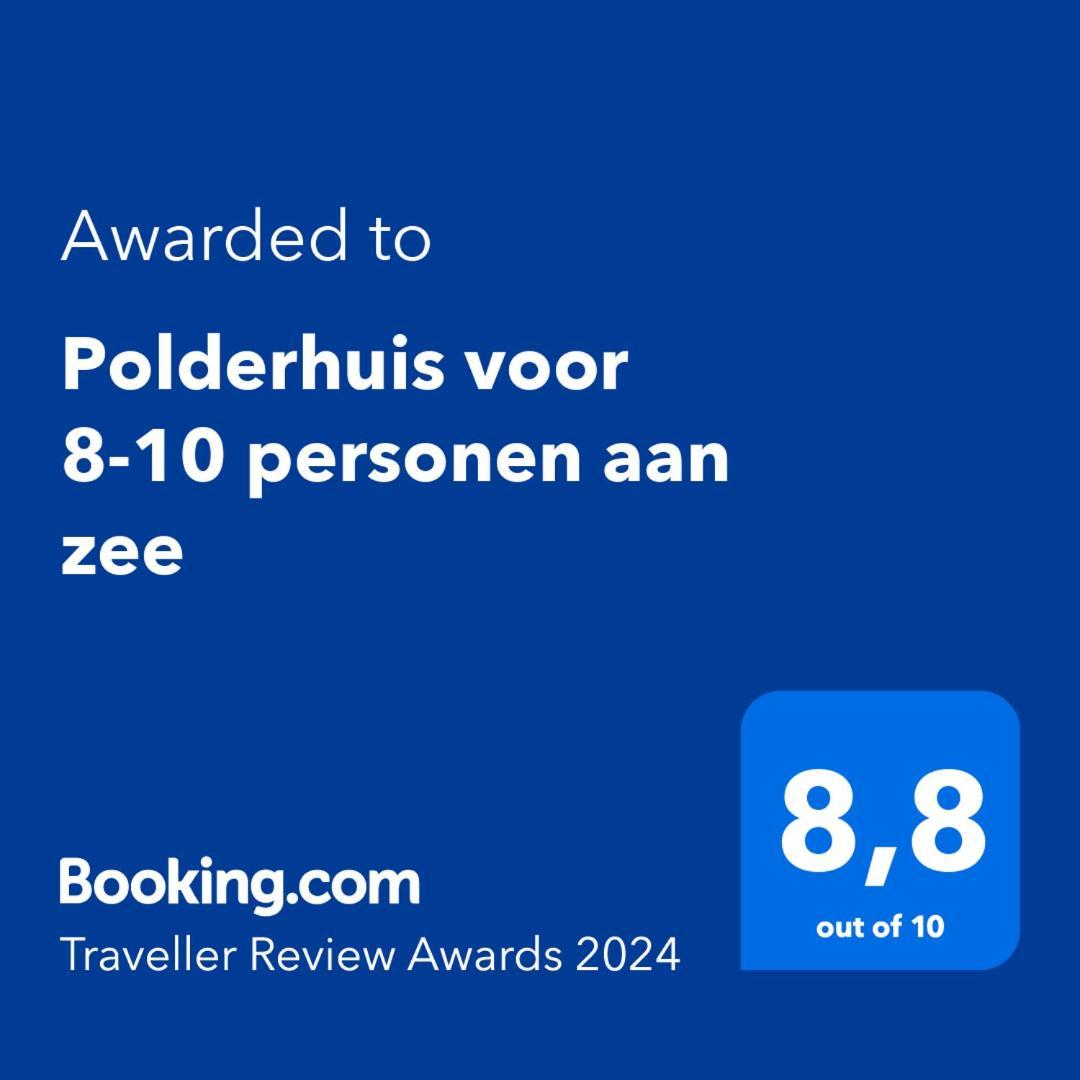 Polderhuis Voor 8-10 Personen Aan Zee ニーウヴリート エクステリア 写真