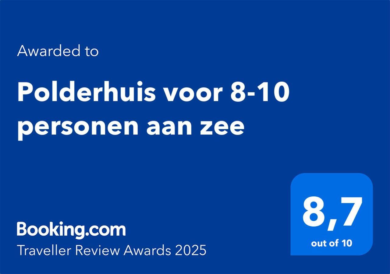 Polderhuis Voor 8-10 Personen Aan Zee ニーウヴリート エクステリア 写真